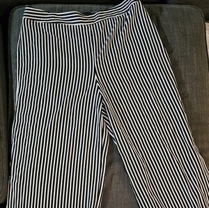 Women's Cynthia Rowley Black striped  pants